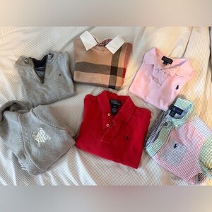 Old Money/Classic Ralph Lauren Shirts, Polos and Sweaters bundle!
